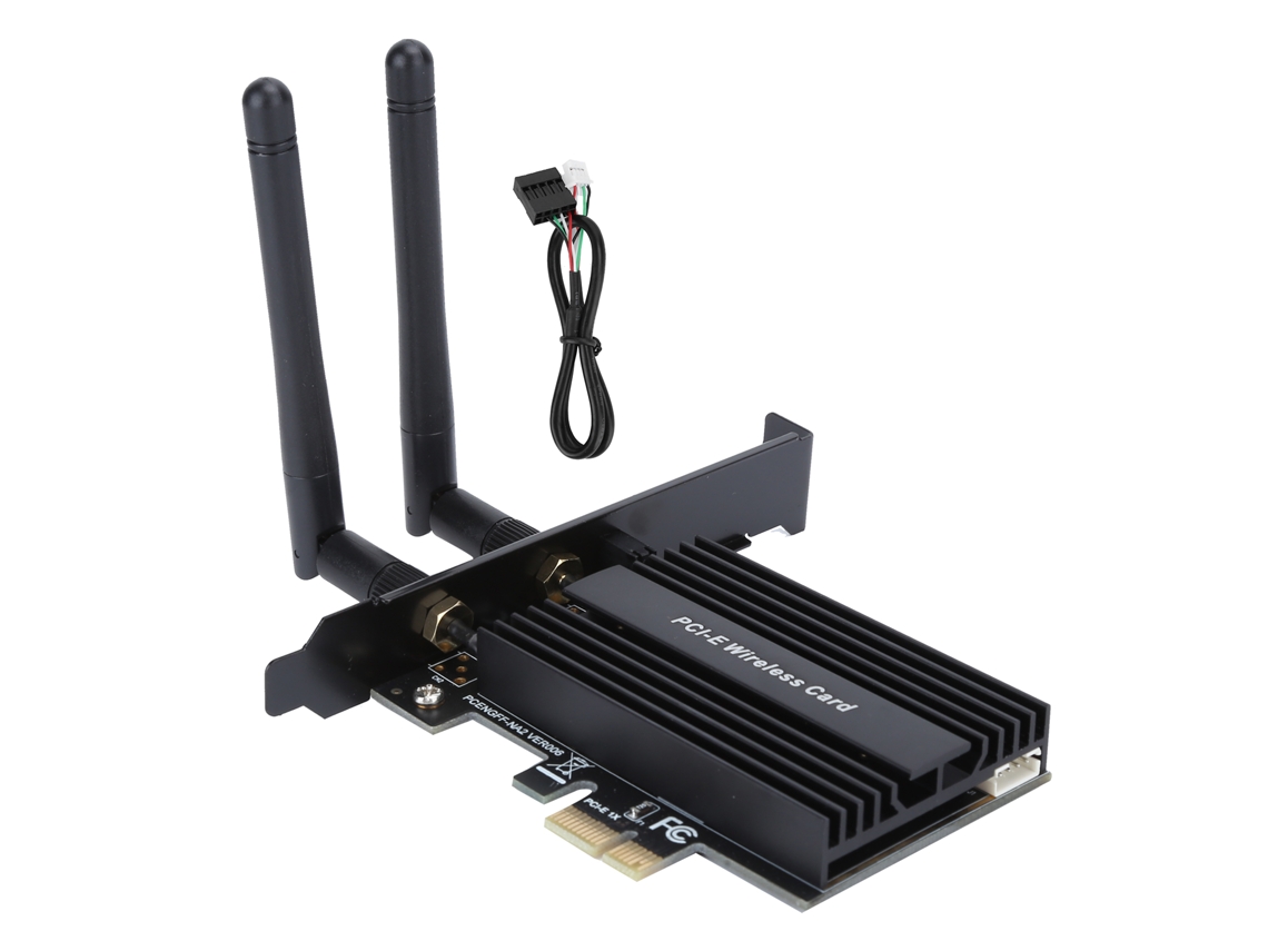 Placa De Rede Sem Fio Pcie (3000mbps Banda Dual, Suporta Wifi 6)
