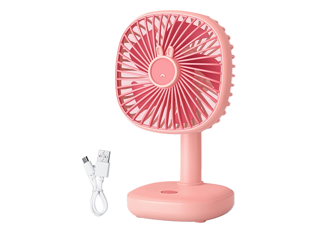 Mini Ventoinha De Luz Noturna Criativa (recarregável Por Usb, Vento Forte E Silenciosa)