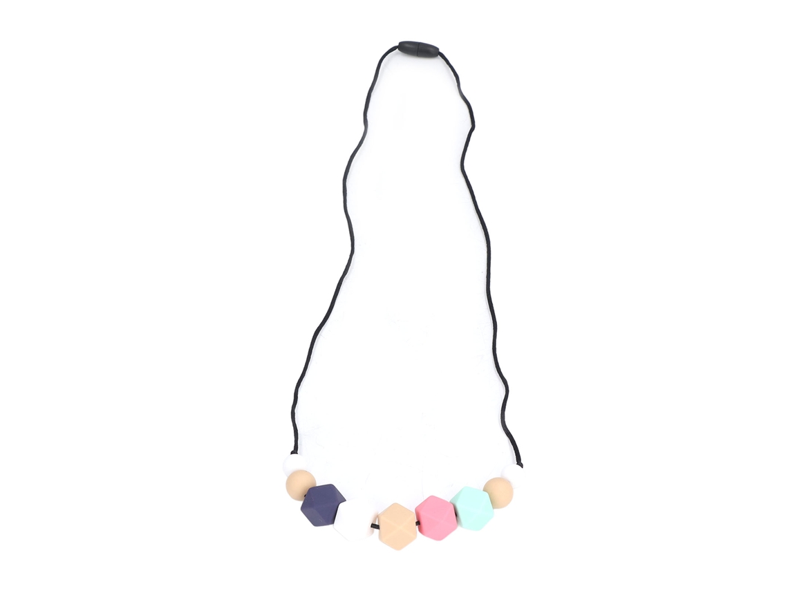 Mali collar de Amamentação Silicone Mastigável para Bebê Brinquedo Seguro Dentição Tipo B