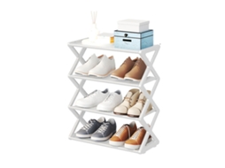 Rack De Sapatos Plegável Economiza Espaço