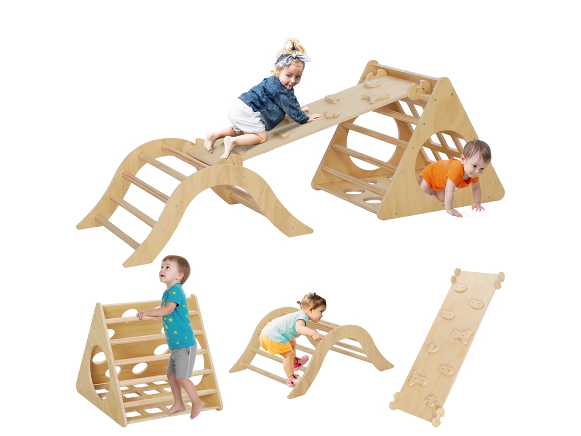 Estrutura Escalada 8 Em 1 18-48 Meses Rampa Escada Arco 175x59,5x60