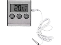 Termômetro de Geladeira, Monitor Lcd Digital com Temperatura Sonda Geladeira 50 T GOKOCO