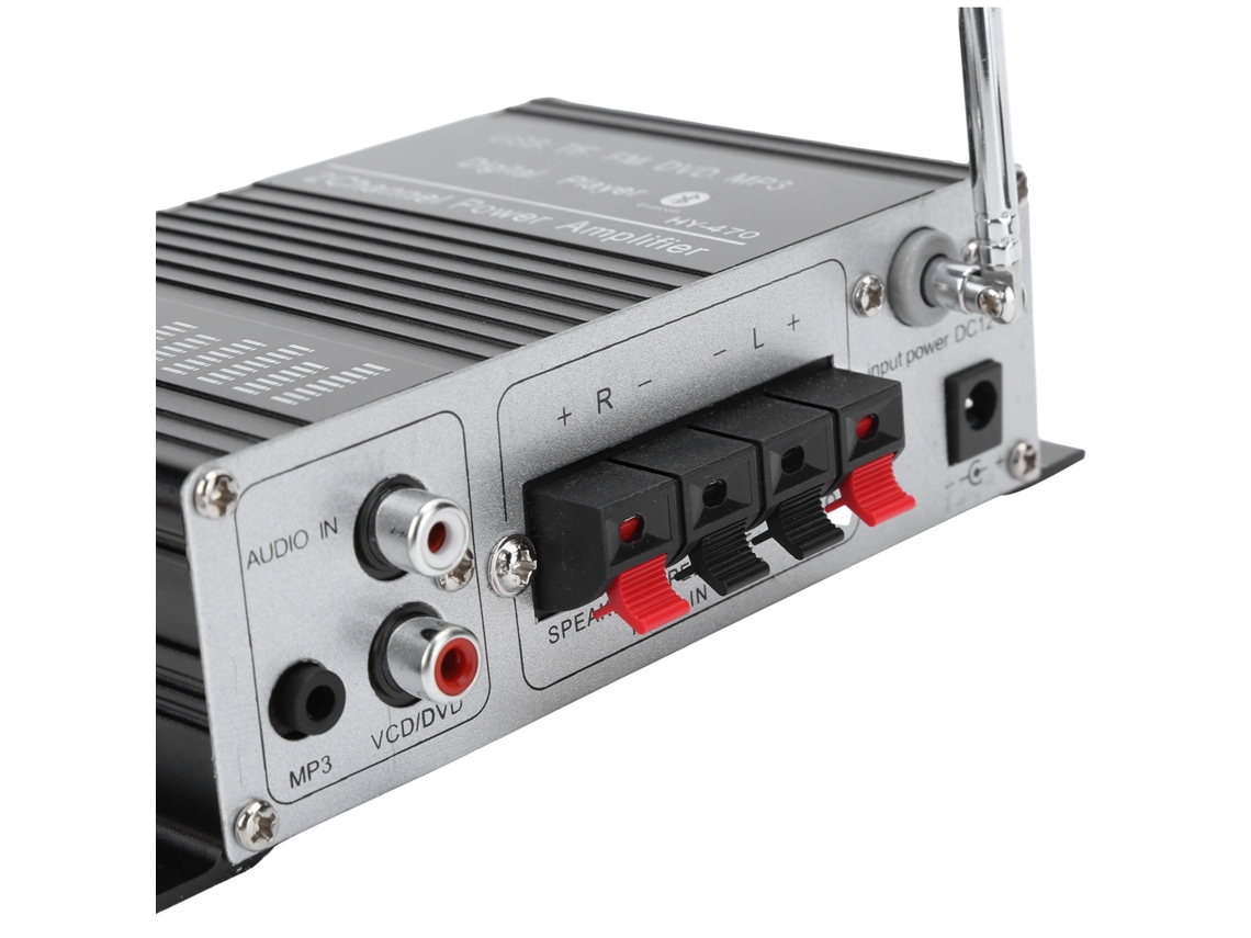 Amplificador Multimídia Compacto, Amplificador De Áudio Estéreo Hi-fi Com Bluetooth Para Entretenimento Perfeito.