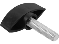 Parafuso De Fixação Em Metal Preto E Plástico Para Cabeça De Tripé.