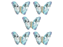 Pacote De Strass De Unha De Borboleta 3d, Acessórios De Artesanato De Unhas Da Moda, Enfeite Para Decoração Faça Você Mesmo Hengrongshen