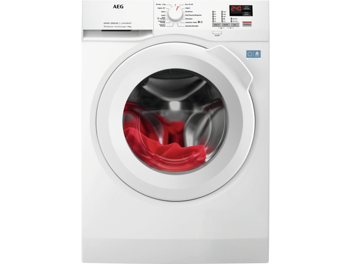 Máquina de lavar roupa AEG LFA6K8441C (8kg 1200 rpm e Classe A) ProSense®