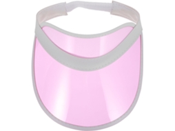 Chapéu De Sol Transparente Com Viseira, Proteção Uv, Aba Larga E Elegante Para Atividades Na Praia.
