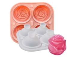 Moldes De Gelo De Silicone Apiláveis Laranja Com Tampa Anti-goteo Para Cocktails Whiskey Jelly