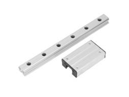 Trilho Linear Lgd8 300mm Com Bloco Deslizante Metal, Eixos Duplos Externos Para Movimento Suave
