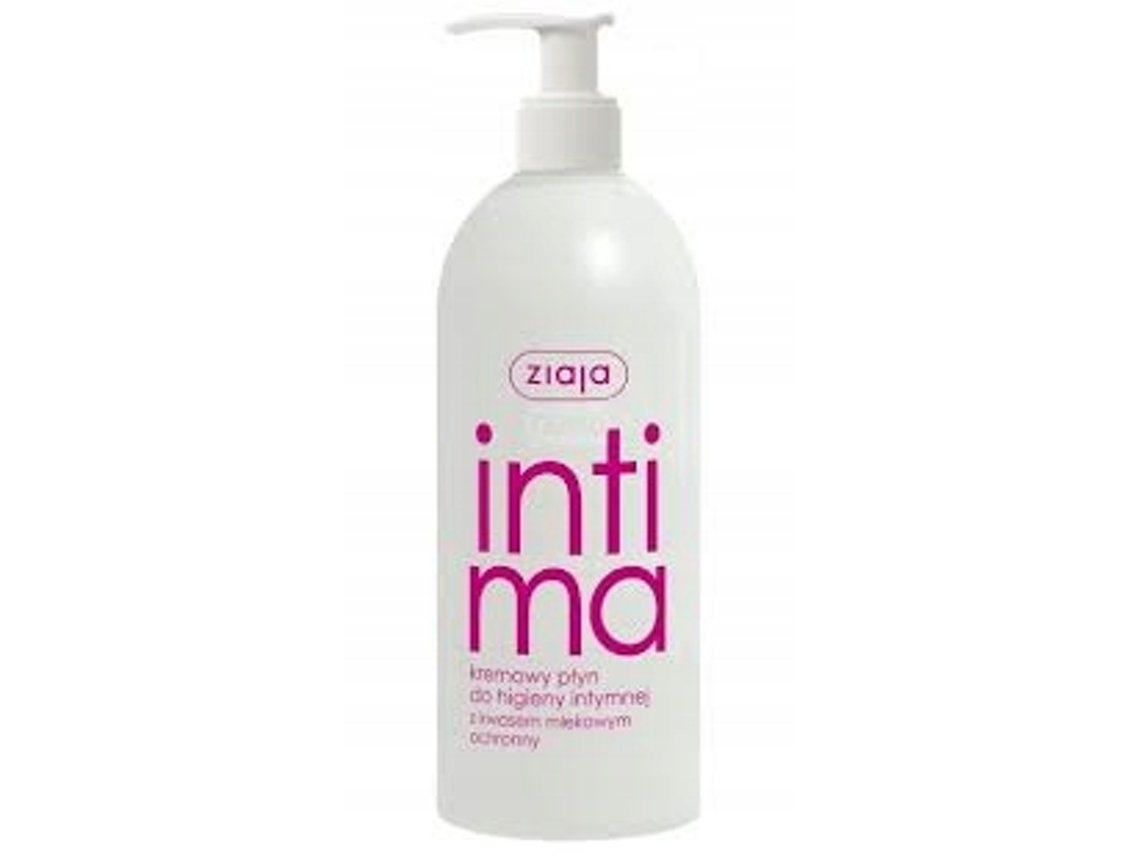 Higiene Íntima Suave Ziaja Íntima Creme De Limpeza Íntima Com Ácido Láctico, 500ml