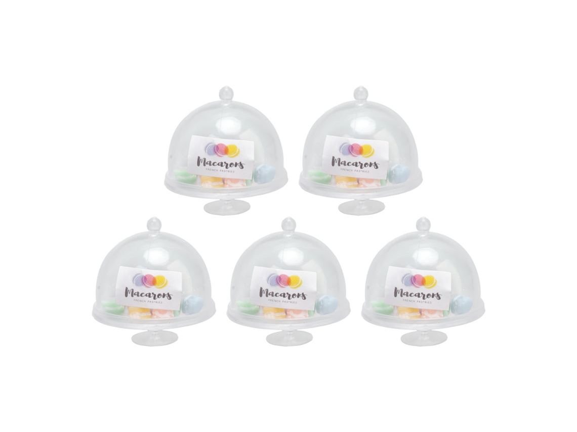 Primerox 5 Conjuntos Bolo Macaron Miniatura para Casinha de Bonecas Decoração Resina Cute Exquisite