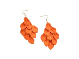 2026 aretes de Gancho para Mulher com Folhas Geométricas e Tassel Minimalista de Acrílico para Festa e Encontros