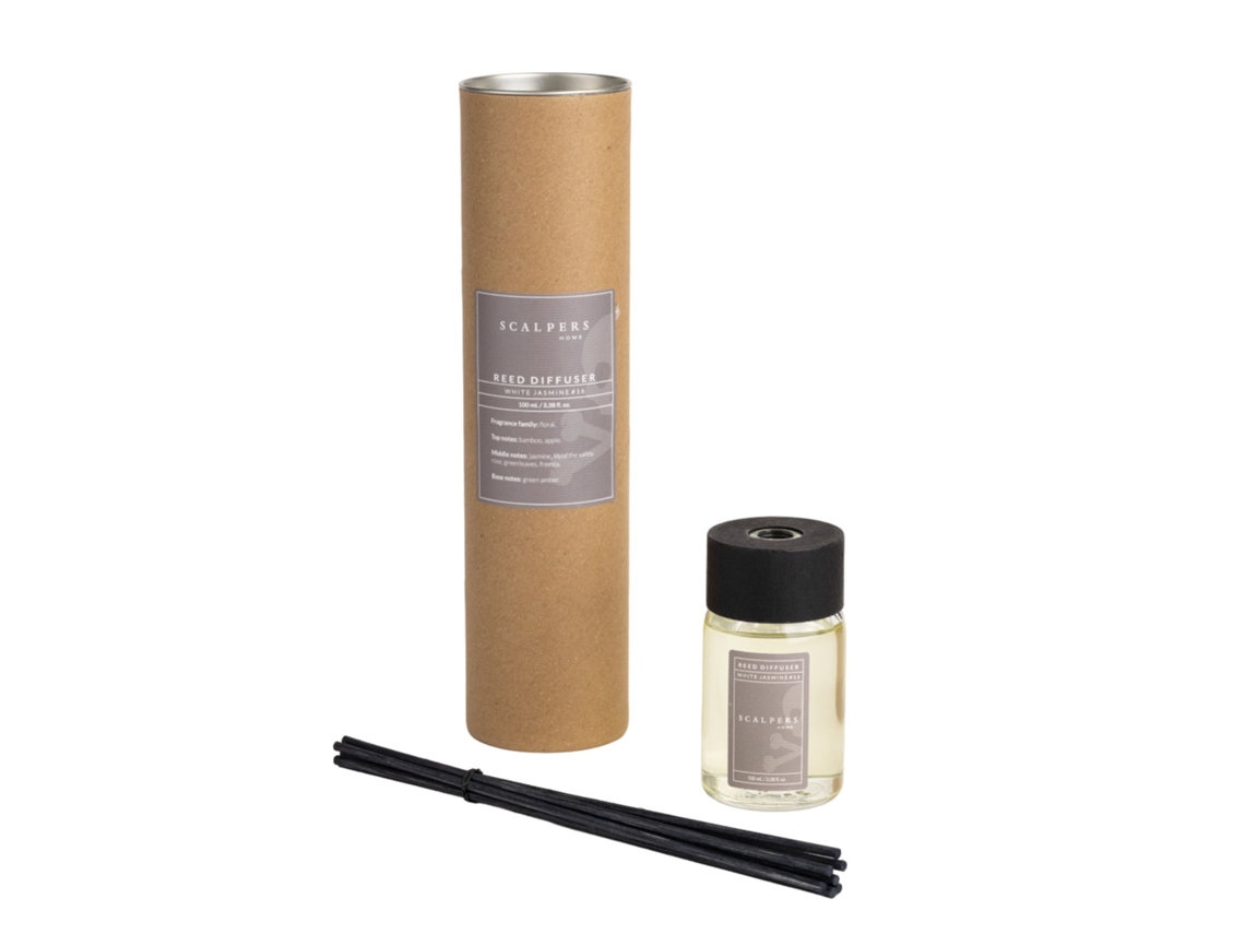 Difusor de Varetas 100Ml Aroma Jasmim Branco SCALPERS