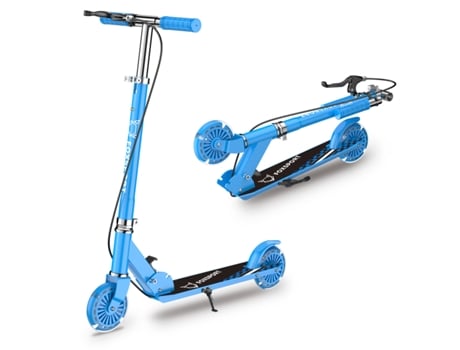 Patins e Trotinetes Criança FOXSPORT Altura Regulável em 3 Níveis com Roda Iluminada Por Led
