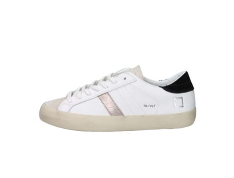 Sapatilhas De Mulher D.a.t.e. Bassa Hl Ve Wb Pele Branco (37)