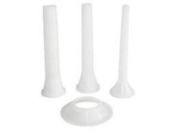 Embudos plastico num. 32  9cm juego