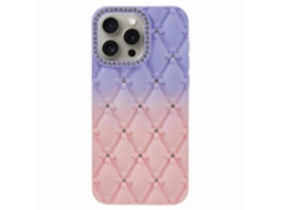 Capa De Celular Em Tpu Com Decoração De Strass E Borracha Para Iphone 14 Pro Max