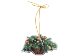 Cesta Decorativa Pendurável de Natal S/MARCA