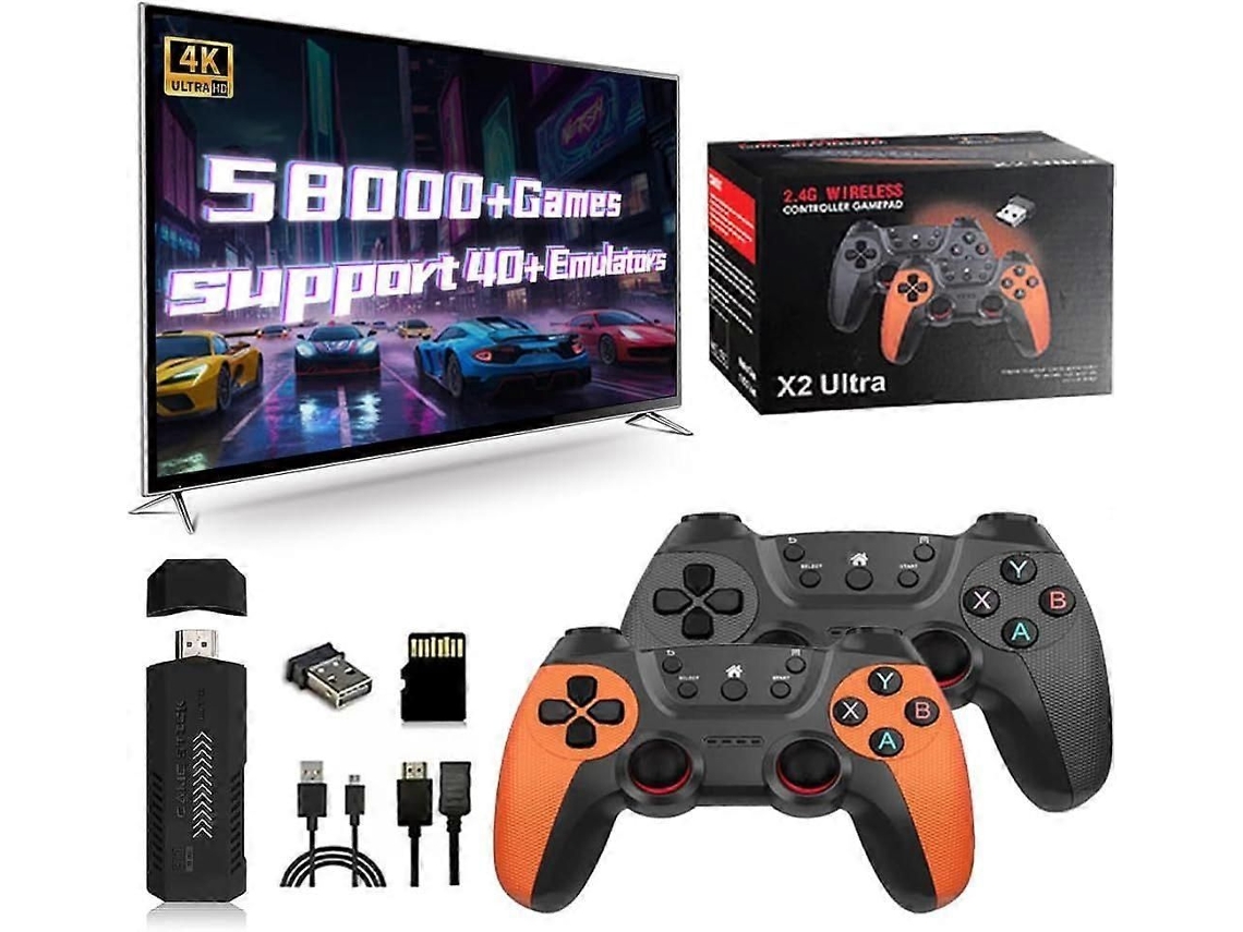 Console de Jogos Retrô Sem Fio com 20.000 Jogos, Plug and Play GOKOCO