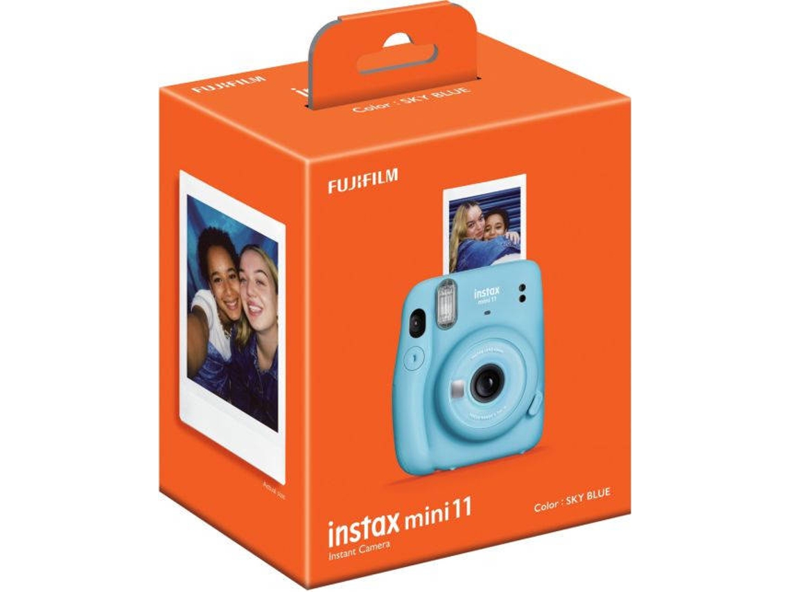 Máquina Fotográfica Instantânea FUJIFILM Instax Mini 11 (Azul - Obturação: 1/2-1/250 s - 2 x Pilhas AA LR6)