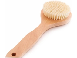 Escova De Banho Madeira Soimiss Com Cabo Longo Para Chuveiro, Massagem Corporal E Esfoliação Para Remover Células Mortas