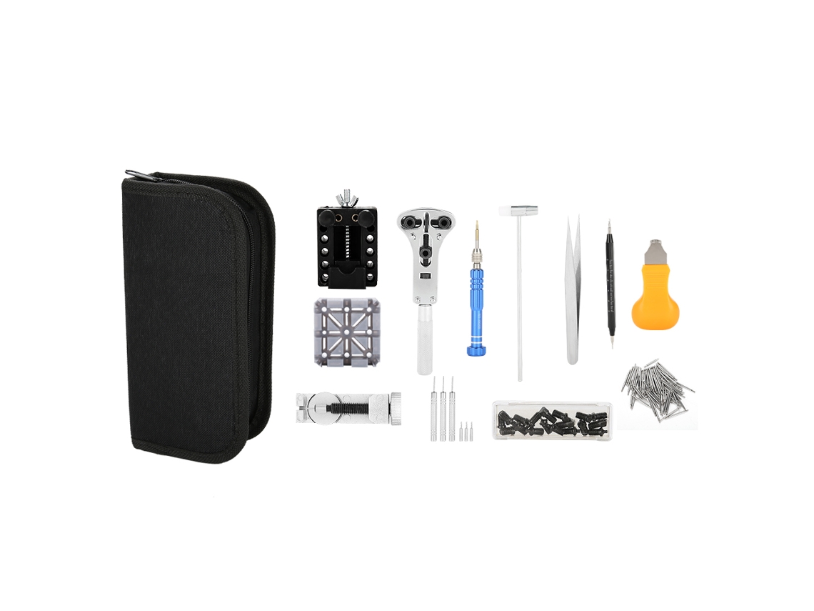 Kit De Ferramentas De Reparação De Relógios Profissional Abre Caixas Remove Elos