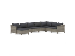 Garden Lounge Set, Garden Lounge Sets Vidaxl Cinzeto Rattan / Vime (n/a)