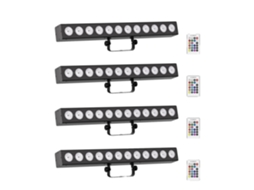 Luz De Lavagem, Tecnologia Rgbwa+uv, Modos De Controle Versáteis, Preto, Plugue Eu