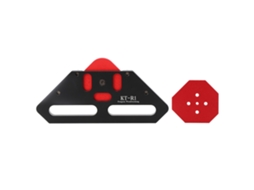 Gabarito de posicionamento de arco para ferramenta de alumínio leve de carpintaria Preta Quick Edge Alignment.