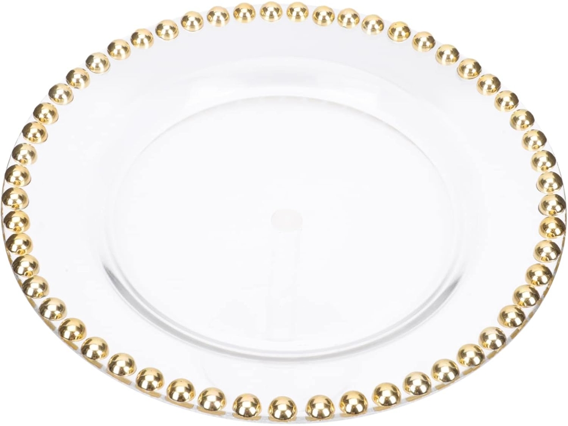 Prato Multifuncional Dourado Para Bife, Travessa Decorativa, Ideal Restaurantes E Uso Doméstico