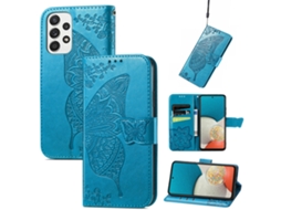 Capa De Couro Para Celular Flipazul - Samsung A15