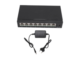 Switch Ethernet de 8 Portas 10/100Mbps, Sem Ventilador, Hub, para Casa e Escritório