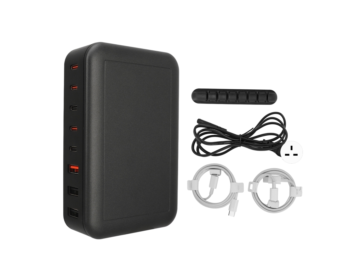 Laxiscreed Carregador Usb Com 8 Portas De Alta Potência 235w, Carregamento Rápido E Compatível Com Múltiplos Dispositivos