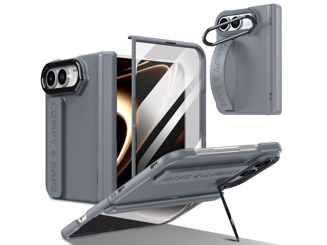 Capa Hibbent Para Iphone Duo (cinza)