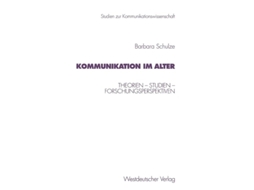 Livro Kommunikation Im Alter De Barbara Schulze (alemão)