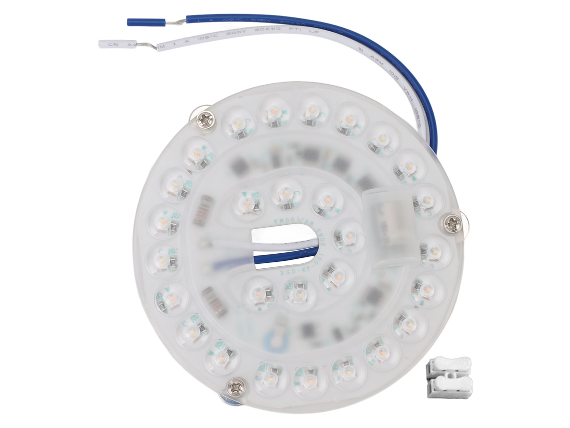 2026 kit de Reposição de Luz Led para Ventilador de Teto 4 Polegadas 3000k 5000k 3 Cores Ajustáveis 15w 120v