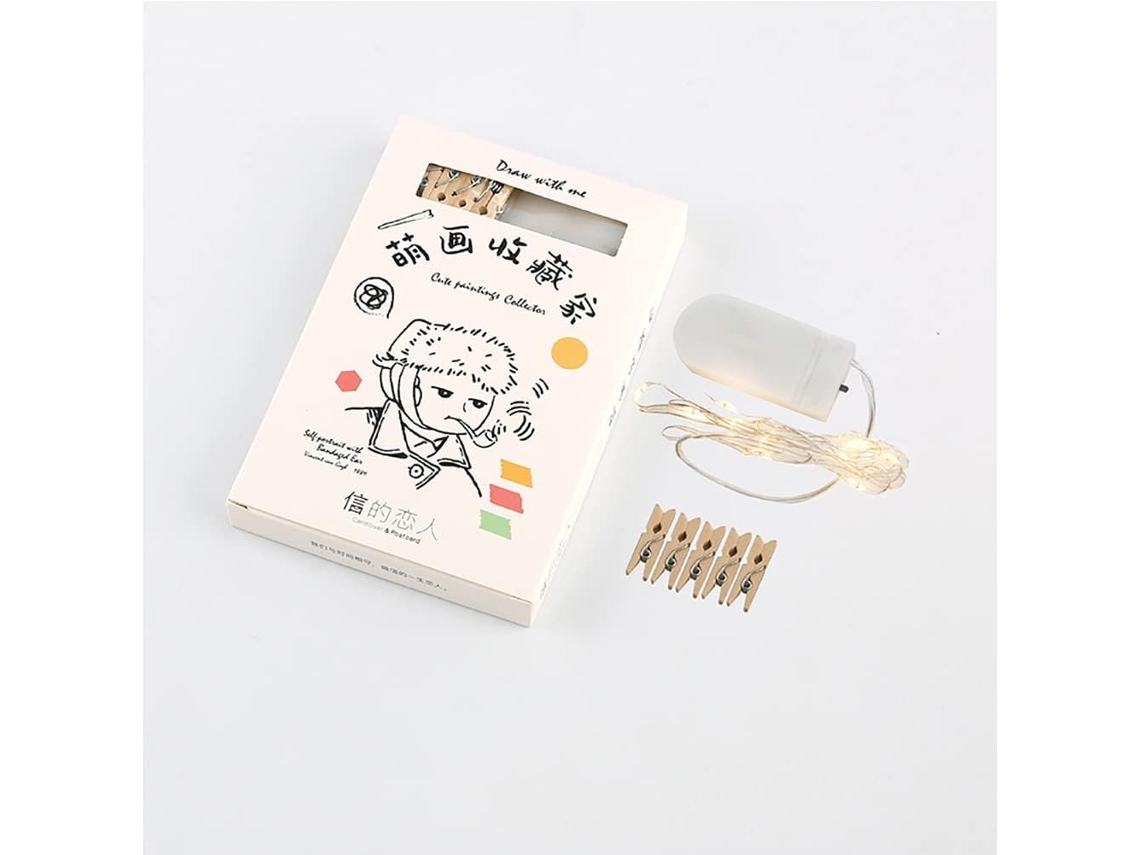 Cordão De Luzes Fada Com Suporte/grampo Para Fotos, Ideal Decoração