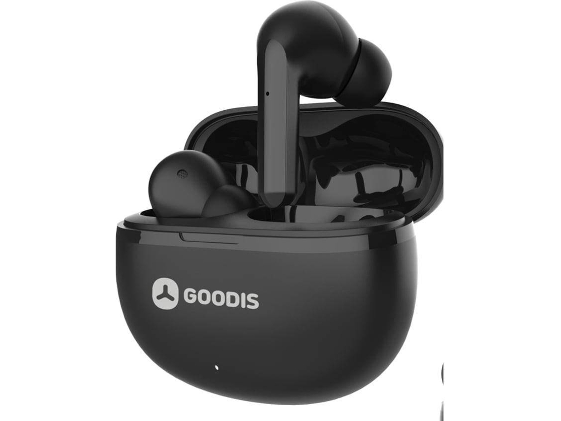 Auriculares Bluetooth True Wireless GOODIS Casual Style (Outlet Grade A - In Ear - Microfone - Preto)