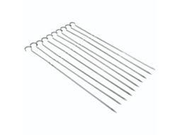 Espetos De Aço Inoxidável Longos 10pcs Para Churrasco
