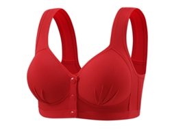 Sutiãs De Amamentação Sem Costuras, Estilo Top, Com Fecho Frontal E Sem Aro (s-36/80 32a/32b) Vermelho Panoona
