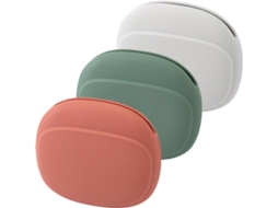 Conjunto de 3 Estojos de Silicone Macio para Guardar Cabos de Dados, Organizador Pequeno. SFUSHOS
