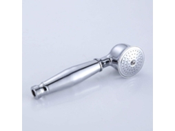 01, Chuveiro Antigo Em Bronze Com Ducha Manual E Suporte Em Cobre