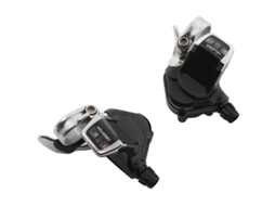 Par de alavancas de bicicleta de estrada para guiador triplo plano P2R Push-Pull Shimano