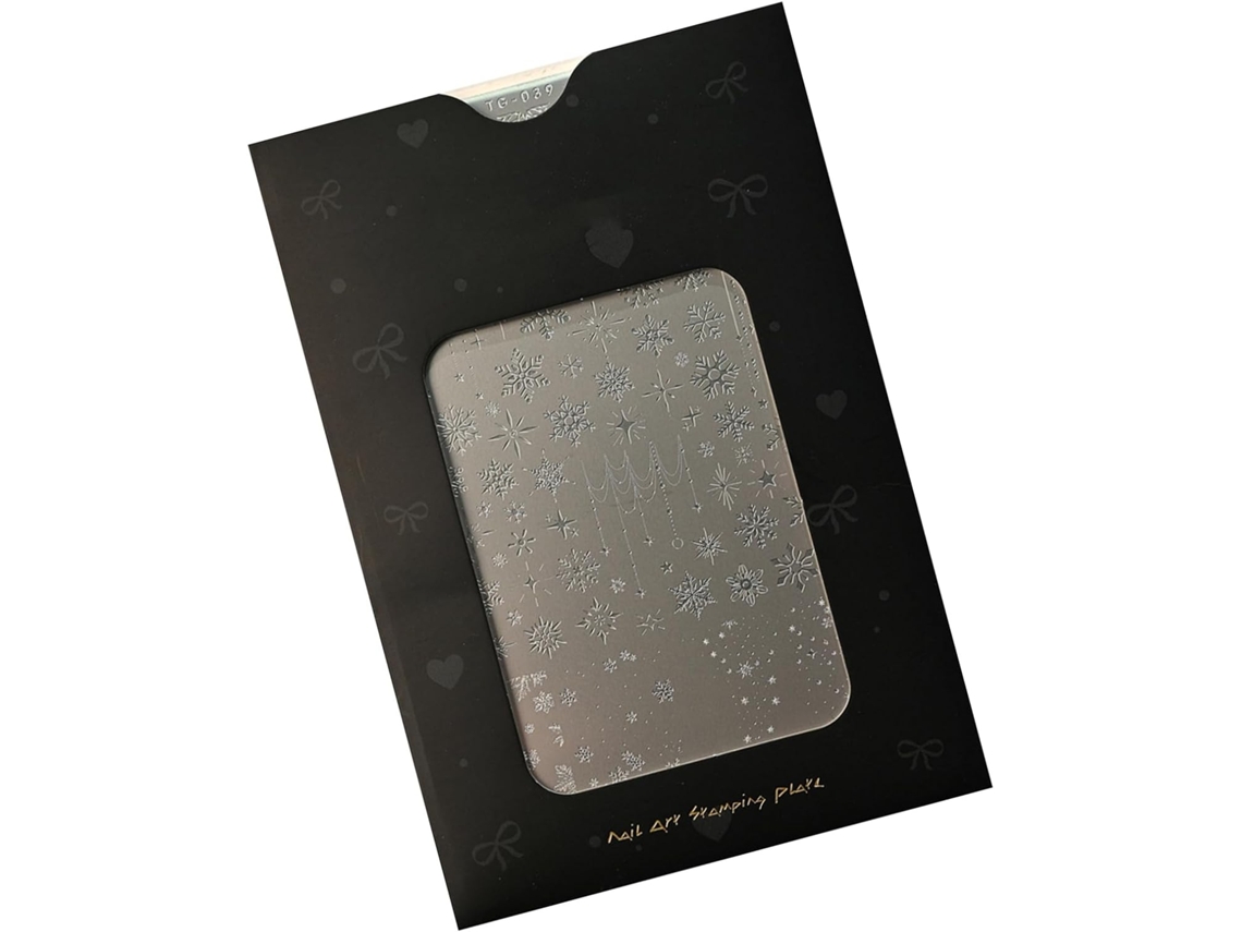 Placa SFUSHOS Profissional de Aço Inoxidável para Nail Art
