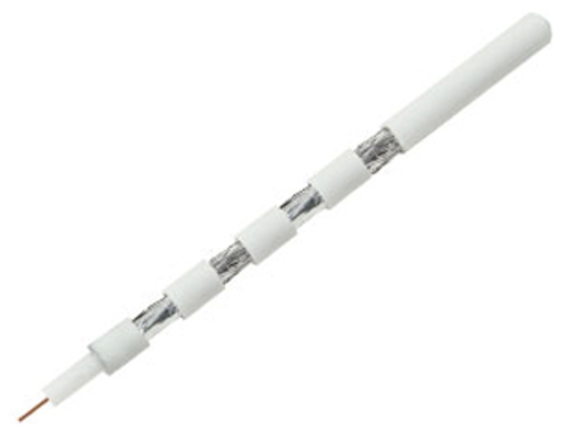 Cabo Coaxial LOGILINK Sat 100 M Branco