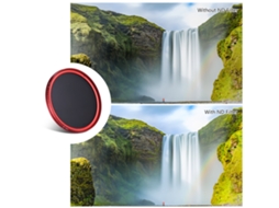 Fotga 82mm Slim Nd Fader Variable Filter Neutral Density Nd2 To Nd400 Red Replacement For Canon Nikon Dslr Camera LAXISCREED