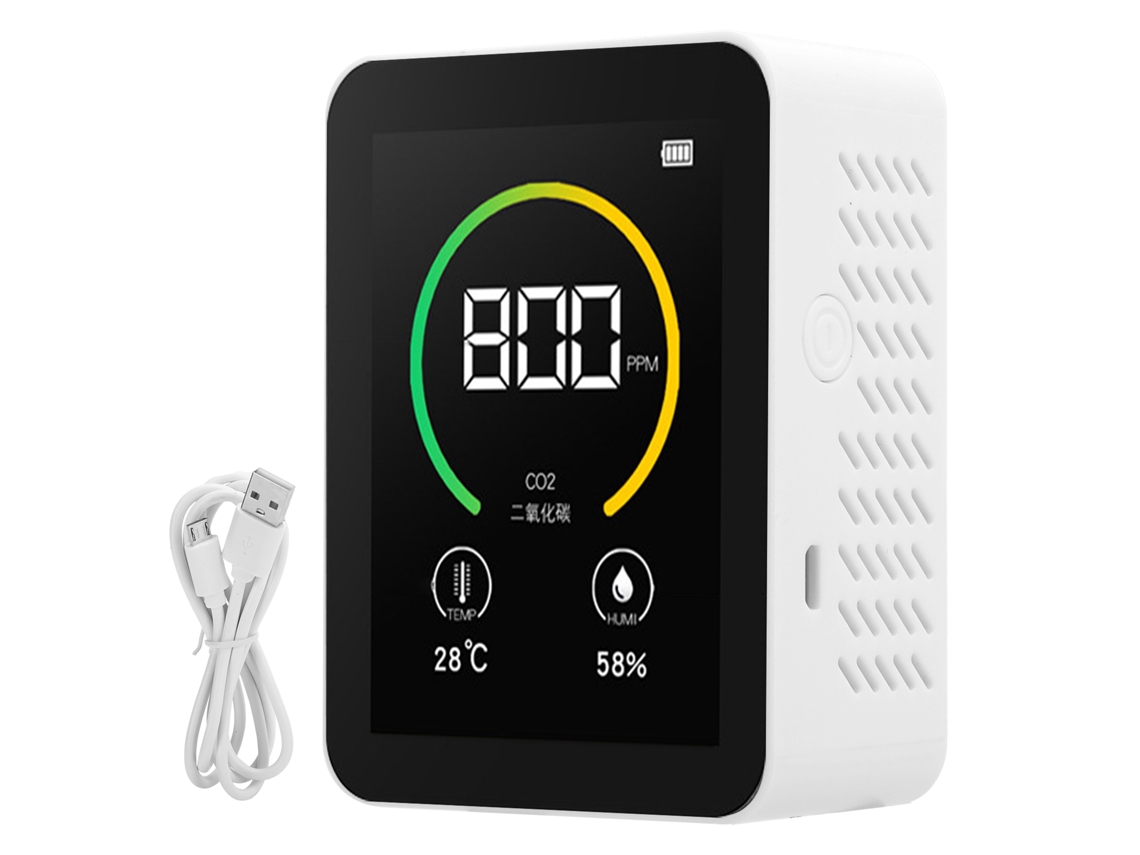 Monitor De Qualidade Do Ar Interior (monitoramento Em Tempo Real, Detecção De Dióxido De Carbono)