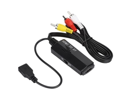 Conversor de Cabo HILILAND Hd Hdmi para Av Conversor de Vídeo Hd Hdmi para Av Set Top Box para Conversor de Vídeo Antigo