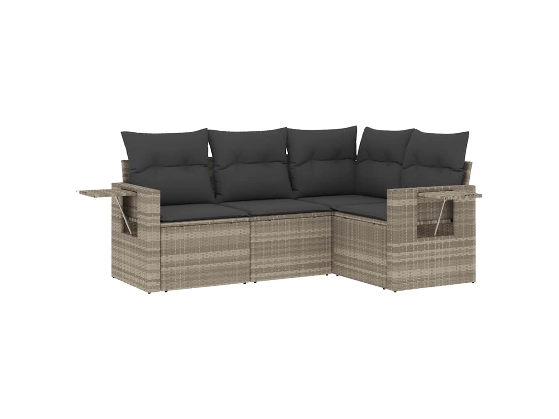 Garden Sofa Set, Garden Sofa Sets Vidaxl Cinzeto Rattan / Vime (n/a)
