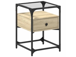 Maison Exclusive - Mesa De Cabeceira 40x40x55 Cm Derivados Madeira Carvalho Sonoma